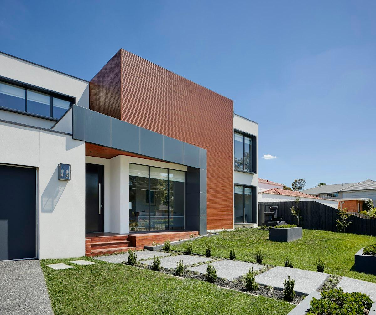 Contrast between a Victorian terrace and a modern new-build house in Middlesbrough