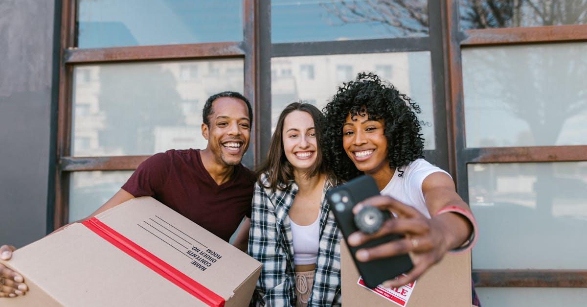 Moving boxes in the hallway of a Middlesbrough rental property